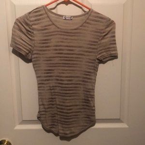 Free People striped baby tee